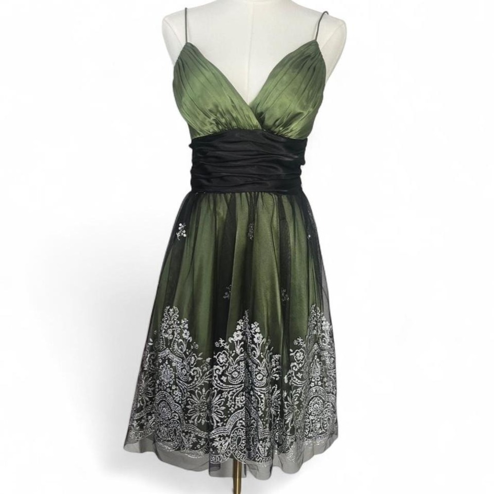 VTG Blondie Nites Women Y2K Babydoll Dress Size 1 Cocktail Prom‎ Whimsgoth